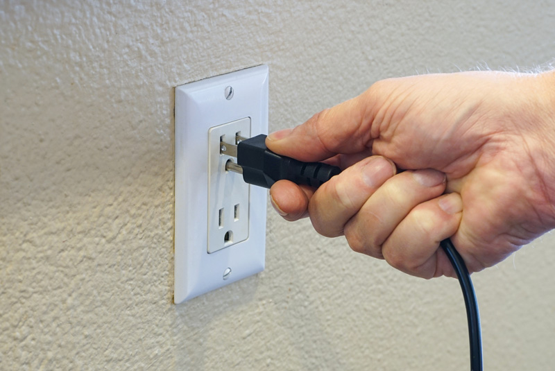 Electrical plugs installed by APG Electric in Santa Rosa, CA.