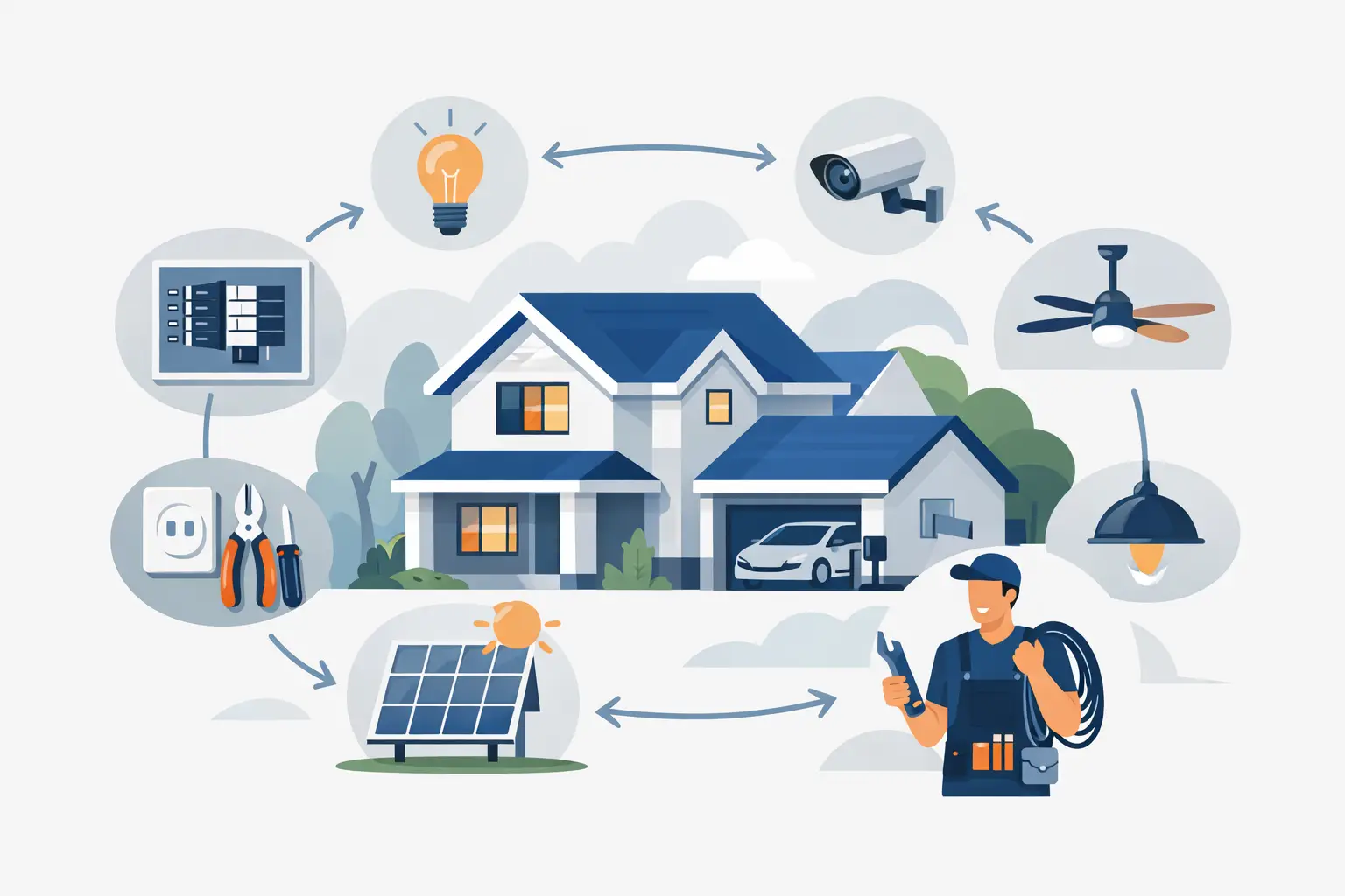 Residential Electrical Services List for Homes