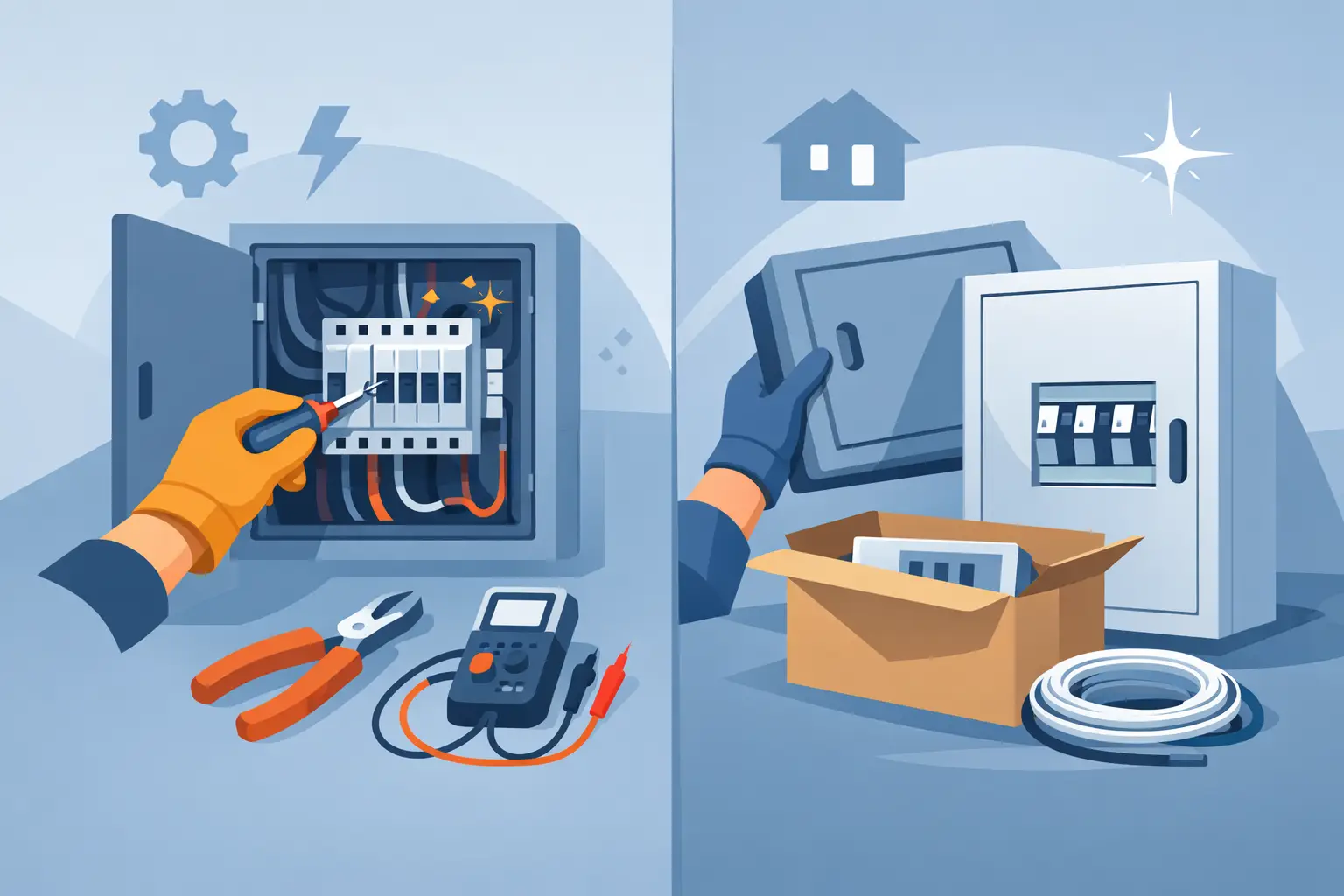 Electrical Panel Repair vs Replacement Explained