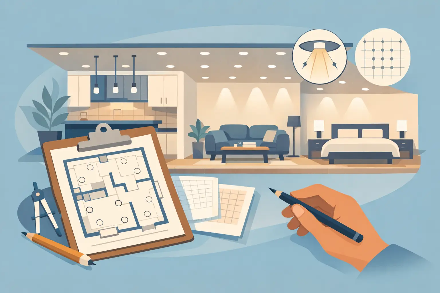 Recessed Lighting Layout Guide for Your Home